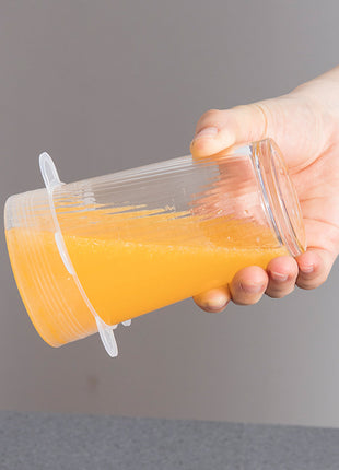 6Pcs Food Silicone Cover Fresh-keeping Dish Stretchy Lid Cap Reusable Wrap Organization Storage Tool Kitchen Accessories 6PCS Silicone Stretch Lids