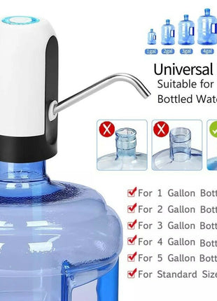 Water Bottle Electric Automatic Universal Dispenser 5 Gallon USB USB Water Dispenser Automatic Drinking Water Bottle