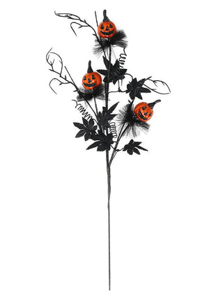Black Horror Pumpkin Pruning Flower bouquet