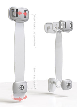 Home Baby Safety Protection Lock Anti-Clip Hand Door Closet Cabinet Locks Fo Fridge Cabinet Drawer Box Safe Lock For Kids No Tools Or Drilling Child Safety Cabinet Proofing Cabinet Drawer Door Latches