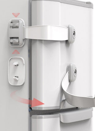 Home Baby Safety Protection Lock Anti-Clip Hand Door Closet Cabinet Locks Fo Fridge Cabinet Drawer Box Safe Lock For Kids No Tools Or Drilling Child Safety Cabinet Proofing Cabinet Drawer Door Latches